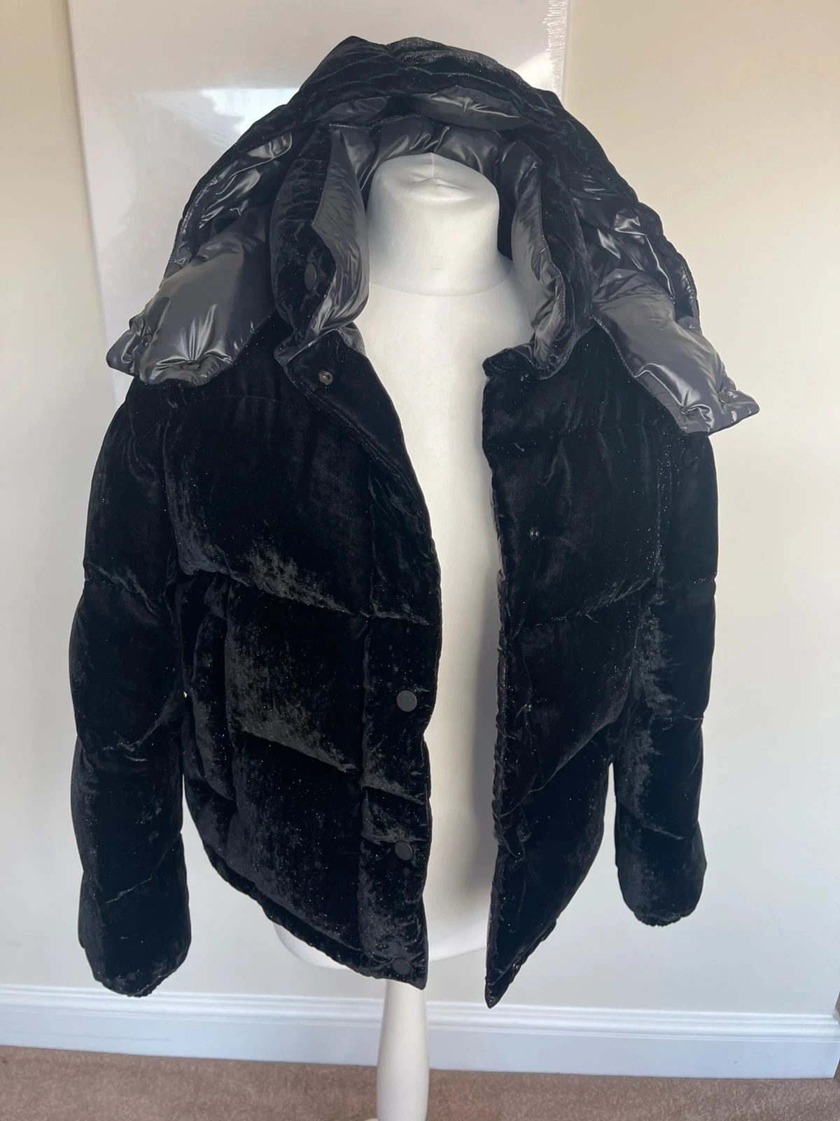 Moncler Glitter puffer jacket size8