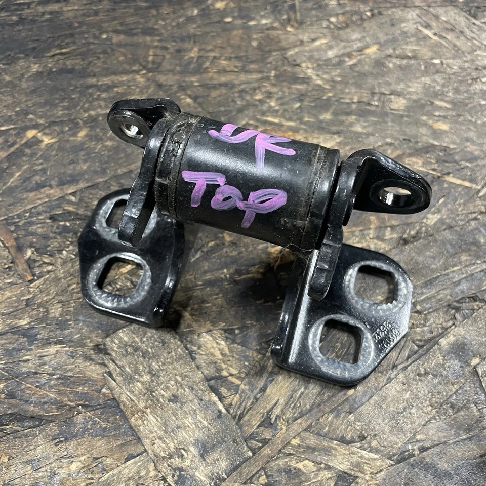 ✅ Juego de bisagra de puerta del conductor delantero izquierdo Tesla Model S 2012-2020 OEM superior inferior negro Foto 4 de 4