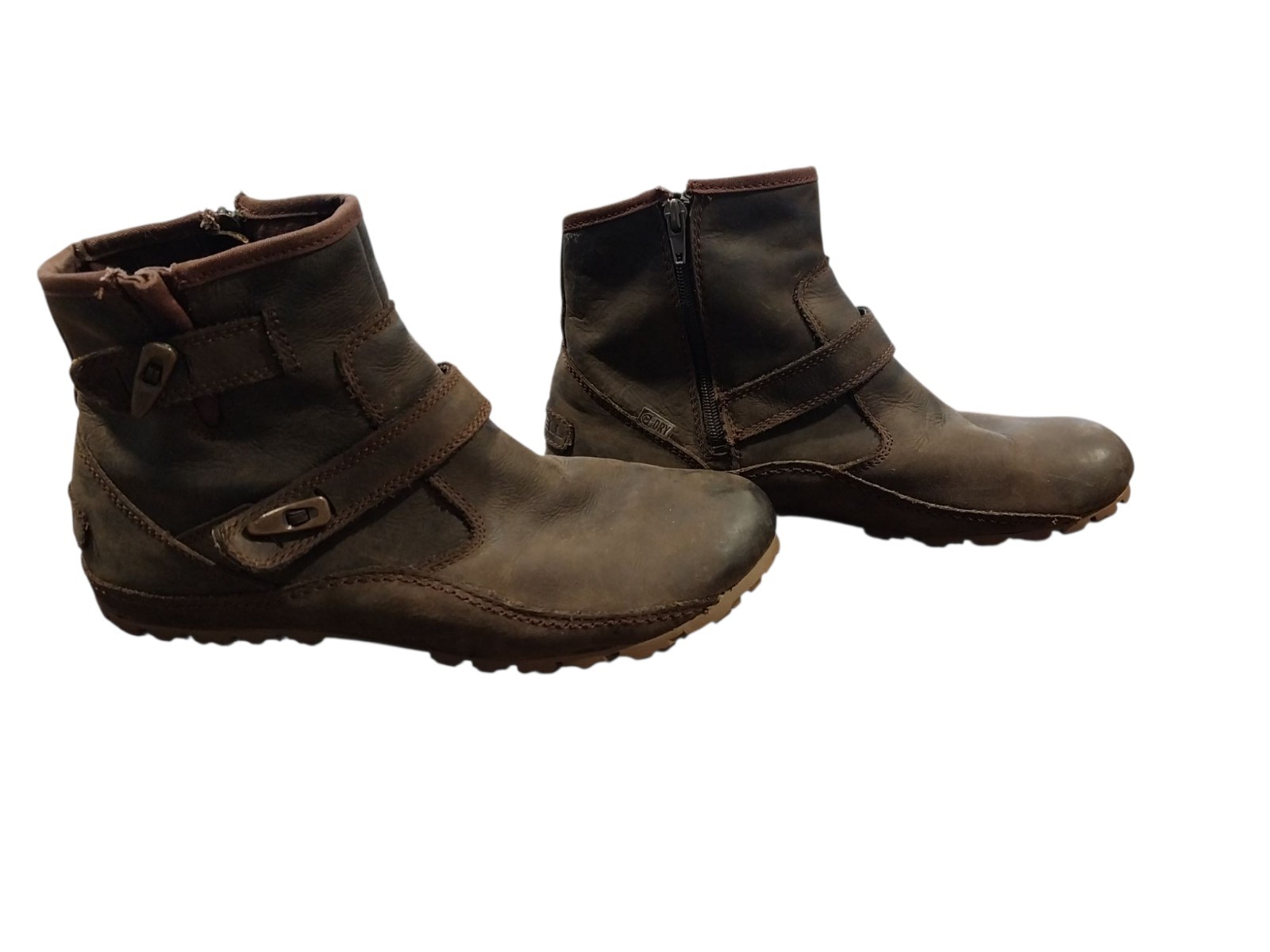 Stivaletti stivaletti Merrell donna taglia 6 5 Haven Duo impermeabili scarpe grip marrone