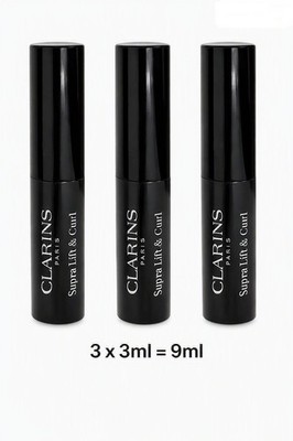 Clarins Supra Lift & Curl Mascara ( 3 x 3 ml ) 01 Intense Black. UVP 32£.