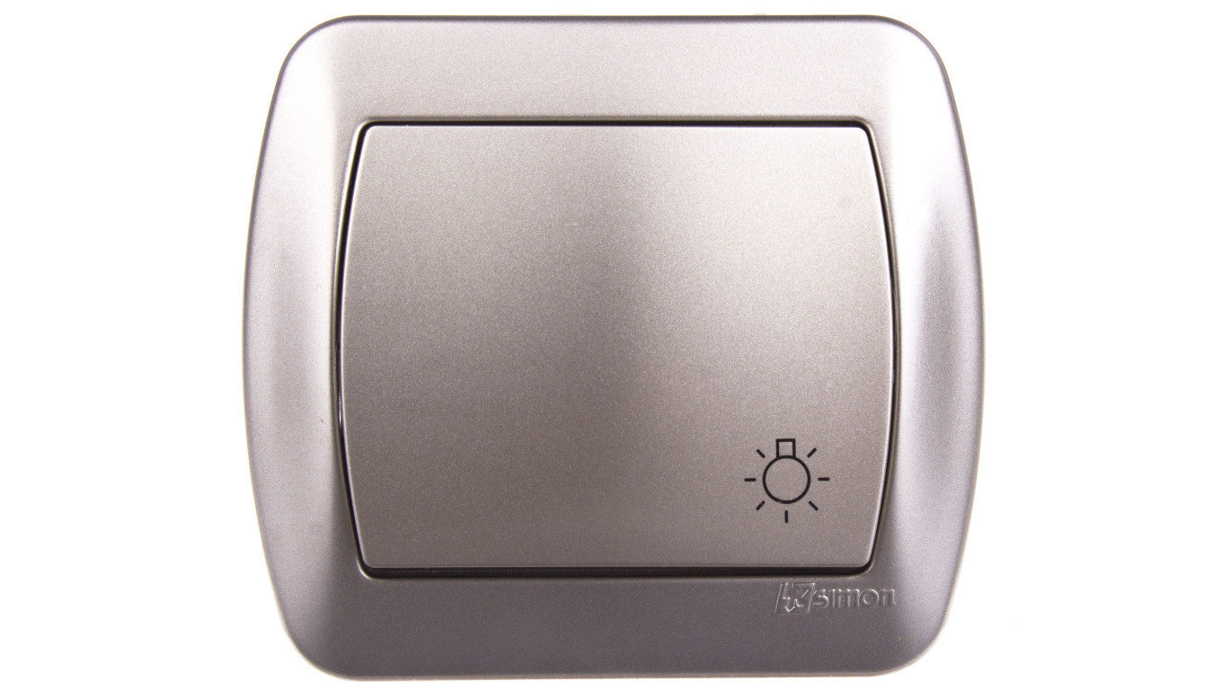 Simon Akord Button / light / metallized satin AS1/29 /T2UK