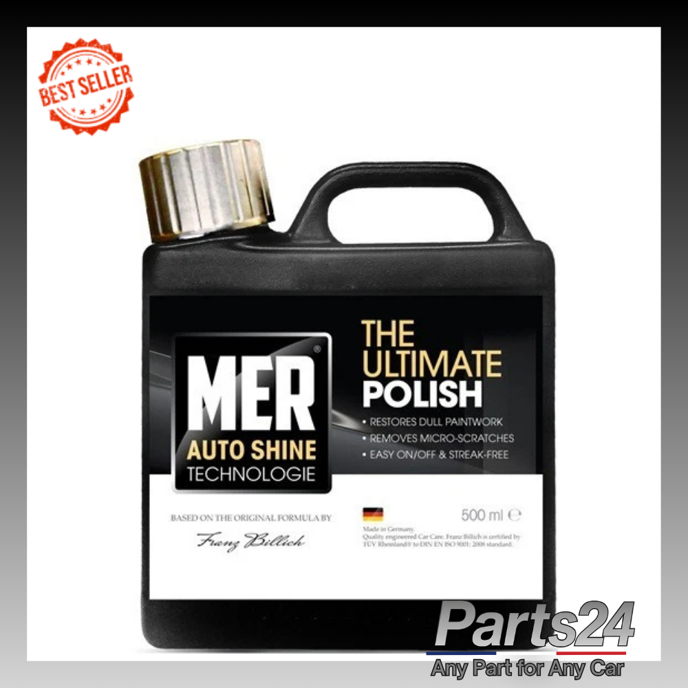 Mer Ultimate Shine Polish Auto Technology Quick Streak Free Polishing 500ml