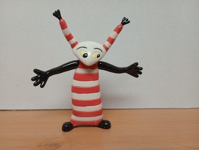 Compaq Computer Rubber Figure Mascot Vintage Alien Martian Movable Arms Antenna