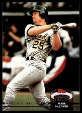 Mark McGwire 1993 Stadium Club Murphy #153 Athletics MLB READ FREE SHIPPING