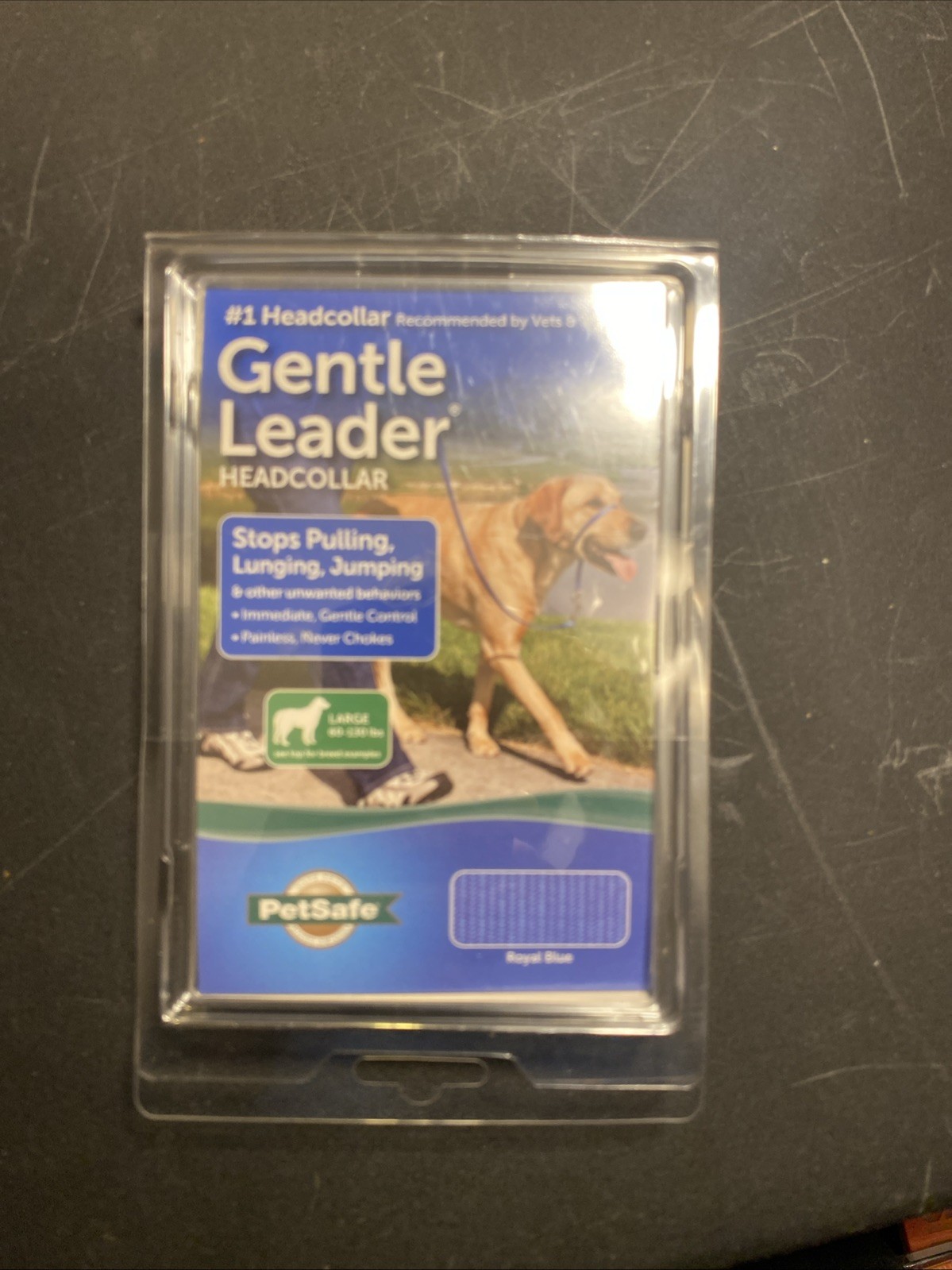 Pet Safe GENTLE LEADER ~  Head-collar ~ Large dog breeds ~ 60-130lbs ~ Charcoal