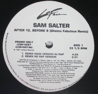 Sam Salter - After 12, Before 6 (Ghetto Fabulous Remix) (12'', Promo)
