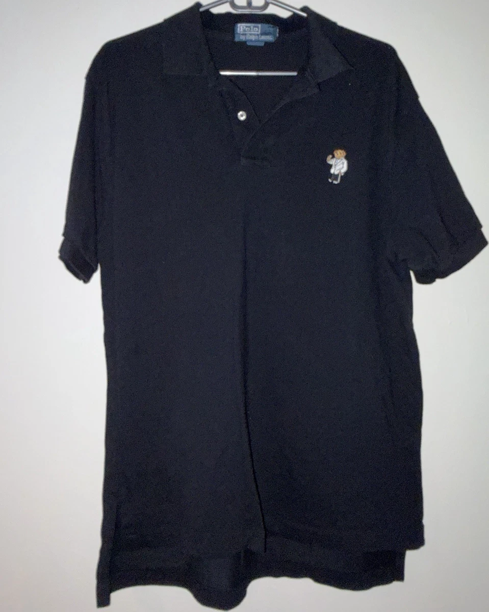 Polo Ralph Lauren Size L Black Polos for Men for sale | eBay