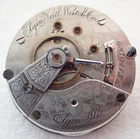 ANTIQUE 18s ELGIN GRADE 144 17 JEWEL 17J HUNTER POCKET WATCH MOVEMENT