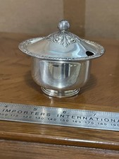 Whiting sterling silver mustard pot 50 g Whiting sterling silver mustard pot 50 g - Image 1