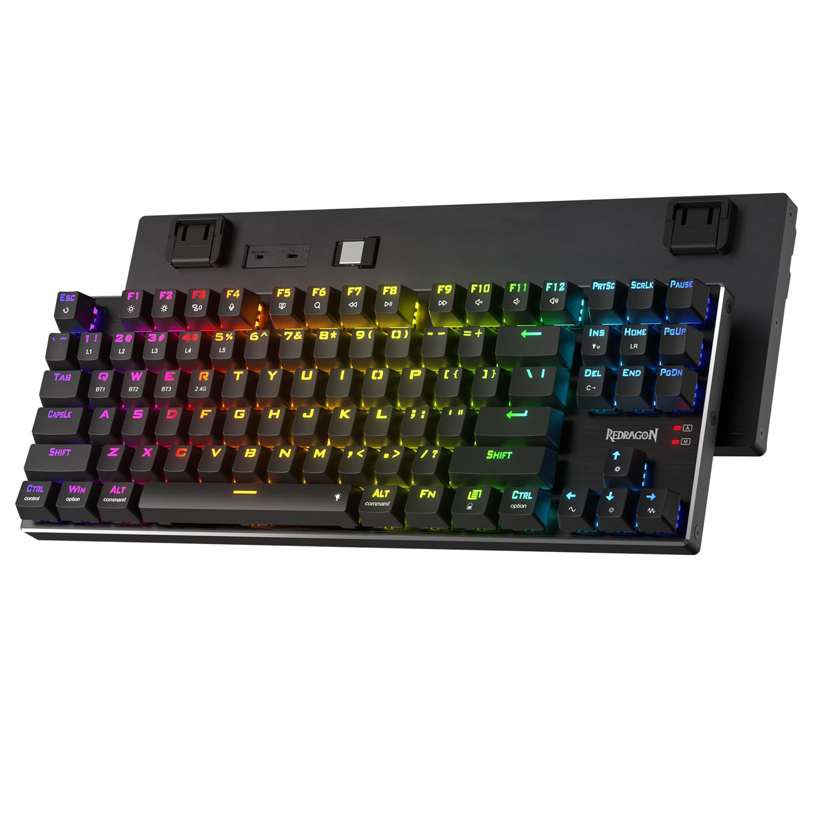 K660RGB-PRO Wireless Gaming Keyboard 87 Key BT/2.4Ghz Tri-Mode RGB Compact Design