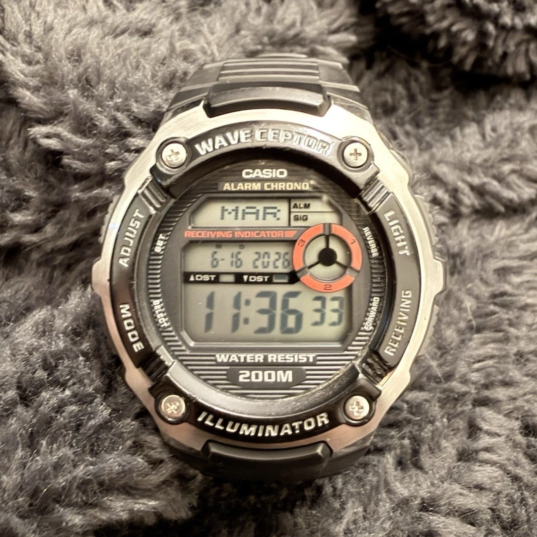 Casio Wave Ceptor Watches for sale | eBay