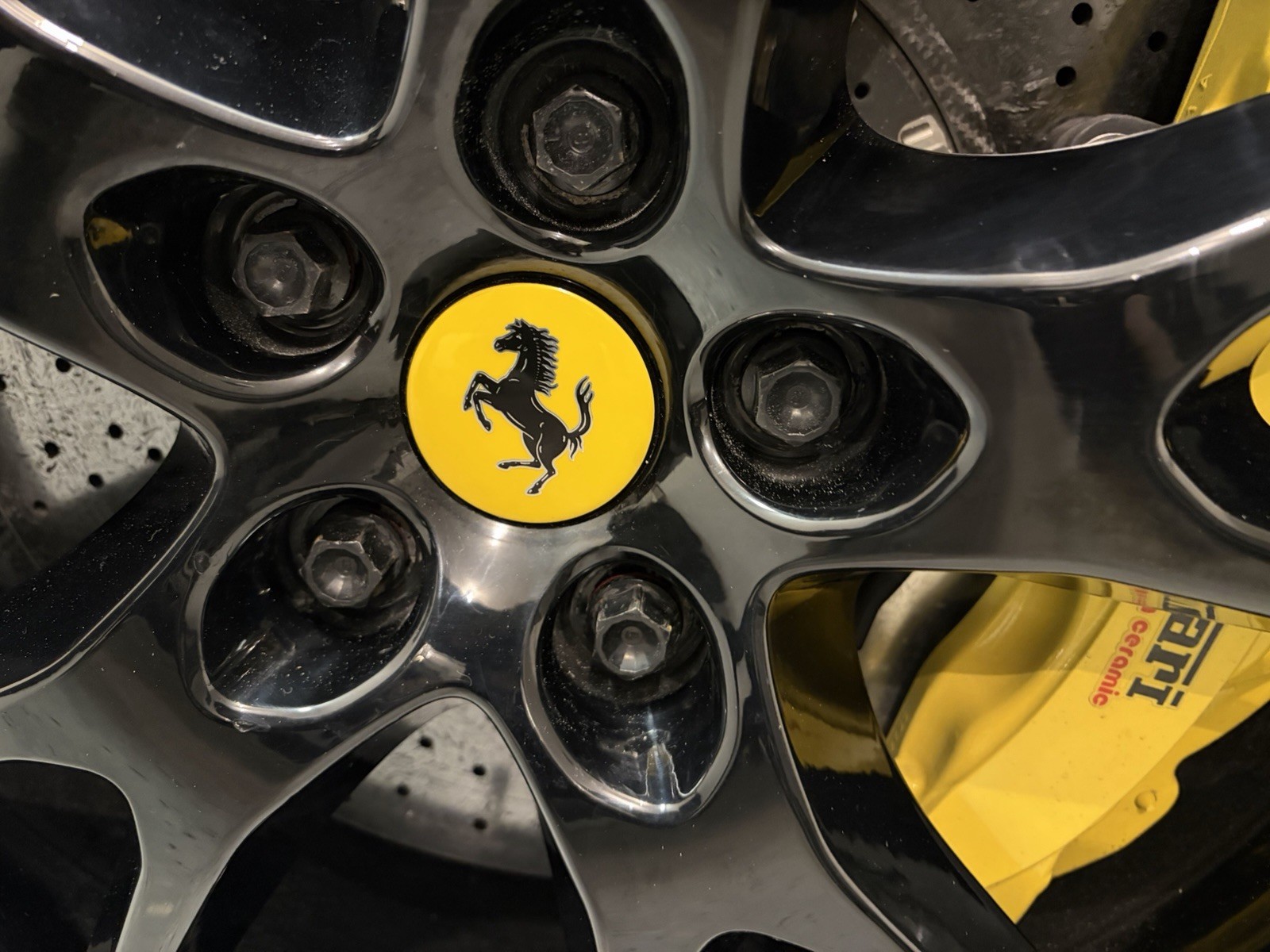 Ferrari California Black Gloss Wheel Set Of 4