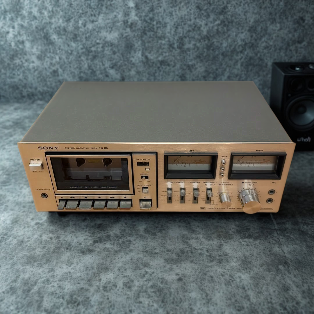 【希少】SONY ソニー カセットデッキ TC-K5 SONY TC-K5 外観・内部を実機の画像で紹介 | スーパーカセッターズ