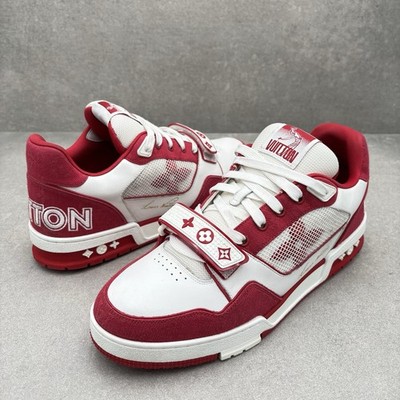 【廃盤モデル】Louis Vuitton ラバーストラップ ホワイト/レッド Louis Vuitton Trainer Strap ' Red, White ' | Size 9 LV (10-10.5 US