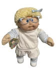 1986 Cabbage Patch Kids, 🍋Loop, Blue Eyes, Glasses, HM8, OK, Tracksuit