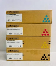 4 Genuine Ricoh SP C252DN,SP C252SF CMYK Toner 407654,655,656,653