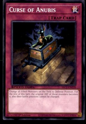 Yu Gi Oh! Curse of Anubis SBC2 ENG20 Speed Duel 1st Edition Regular