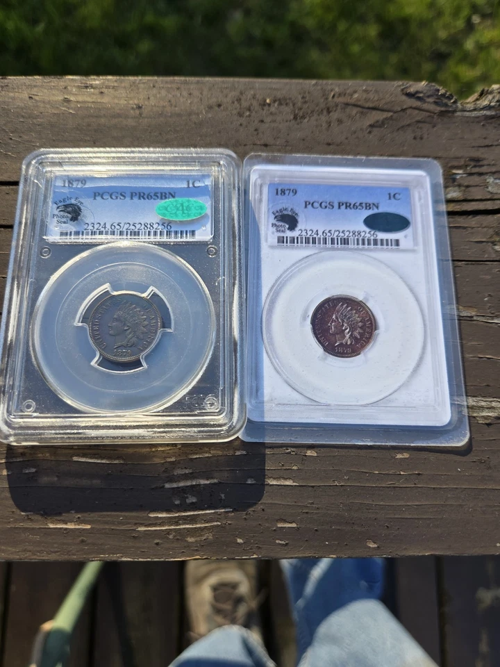 1879 Indian Head Cent PCGS PR65BN CAC Certified And Eagle Eye Photo Seal - Image 4 of 4