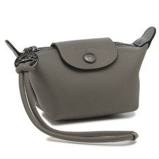 SALE LONGCHAMP Coin Purse w/ Strap LE PLIAGE EXTRA Iconic Motif TURTLEDOVE NEW