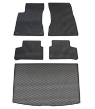 Gummi Fu&szlig;matten Kofferraumwanne f&uuml;r Mercedes B-Klasse W247 2019- Set Gummimatten