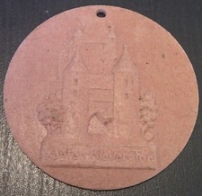 ?0424? German Winterhilfswerk WHW cardboard pendant WW2 NS Volkswohlfahrt