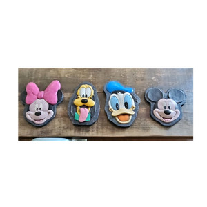 Disney Set of 4 Plaster of Paris wall decor