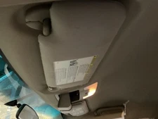 Driver Sun Visor With Illumination Without Sunroof Fits 12-17 CAMRY 1915668