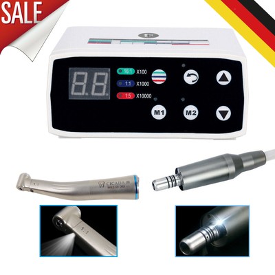 Dental LED Brushless Electric Miro Motor Mit 1:1 Fiber Optic LED Handstück
