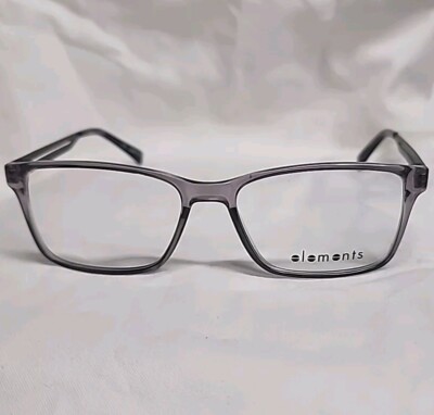 Europa Elements, EL-242 Eyeglass Frames Smoke/Black 55/17/145