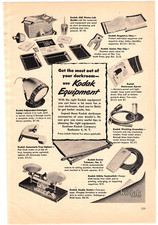 1950 Print Ad Kodak Equipment Get the Most Out Of Your Darkroom Photography