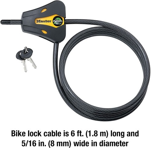 Master Lock - (3) Trail Camera Python Adjustable Cable Locks #8419KA-3 - Picture 4 of 6