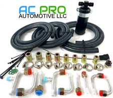 A/C  HOSE FITTING KIT UNIVERSAL  SERIE  404 W/ ELECTRICAL HARNESS