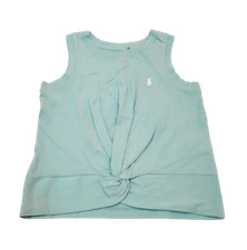 Polo Ralph Lauren Girls T-Shirt Twisted Knot Green
