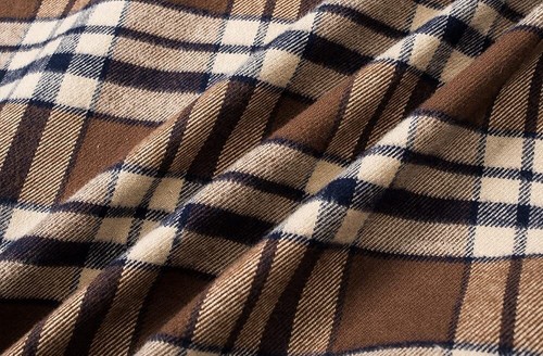 Camisa de franela a cuadros ligera informal de algodón manga larga primavera otoño para hombre - Imagen 73 de 73