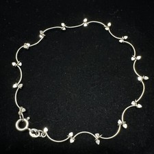 Fair Trade Sterling Silver Handcrafted Heart Anklet/ Bracelet