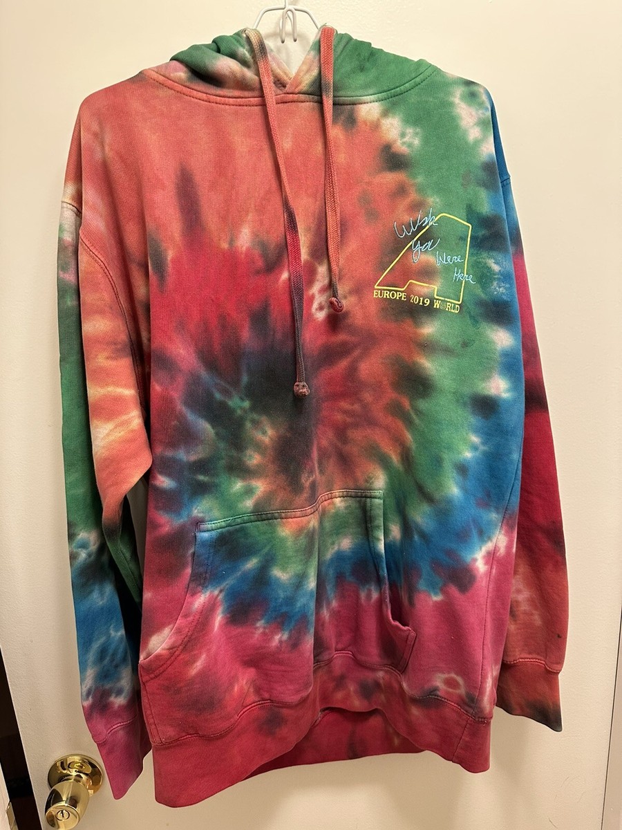 Travis Scott Astroworld Tie Dye hoodie Europe Tour 2019 Size XL Authentic  WYWH