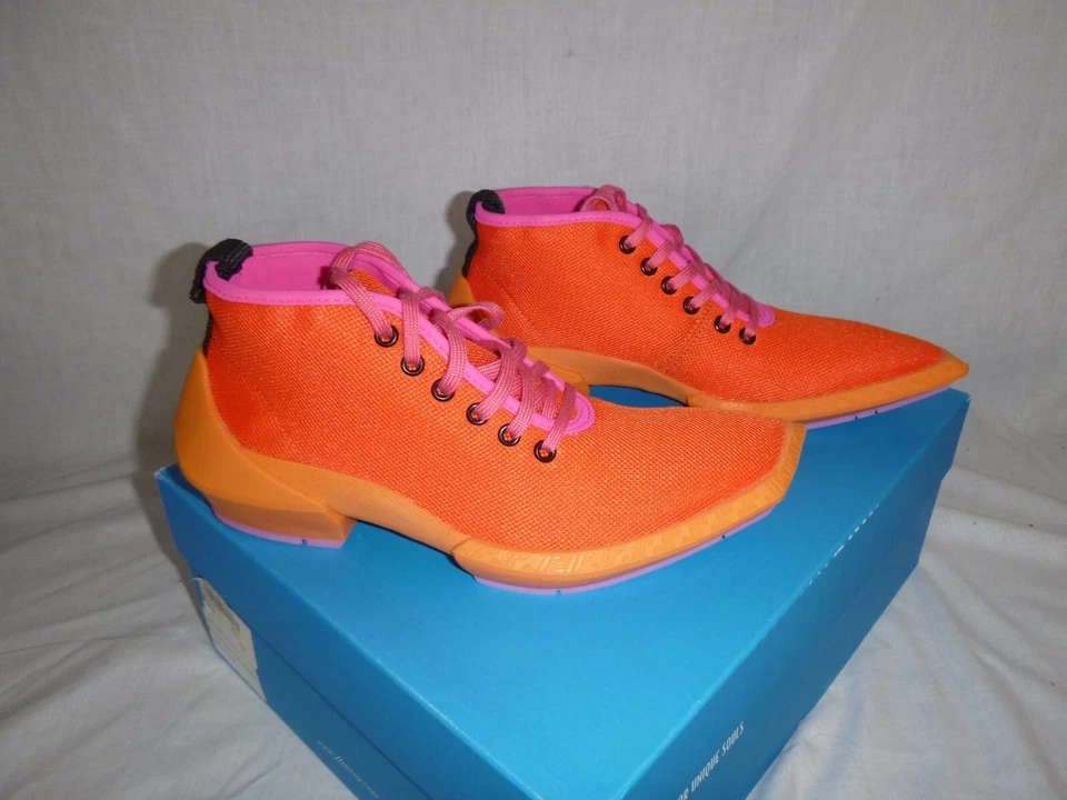 Новый в коробке John Fluevog United коллектор веганские кроссовки ботинок оранжевый женский размер 8-9 - Изображение 3 из 4
