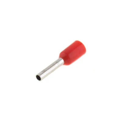 100 Stk. Aderendhülsen rot 1,00mm² isoliert Kabel Endhülsen 1mm² - Bild 1 von 2