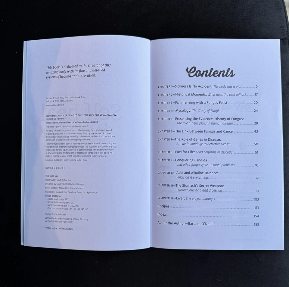 ONLY AUTHENTIC BOOK (READ BELOW) Self Heal By Design UK - By Barbara O'Neill - Image 3 of 4