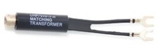 Indoor antenna matching transformer balun 75/300 ohm TV F cable adapter