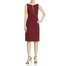 Elie Tahari Womens Doreen Dress in Winterberry, Size 8 - New with Tags