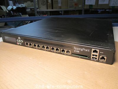 TippingPoint 210E 3CRTP0210EC96 10x 10/100/1000 IPS Intrusion Prevention System