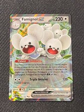 CARTE POKEMON FAMIGNOL EX 155/182 FR ULTRA RARE EV FAILLE PARADOXE - NEUF