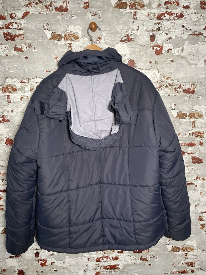 Armani джинсы пуховик Куртка Пальто Мужская XL 54 с капюшоном изолированный с подкладкой пожалуйста прочитайте - Изображение 3 из 4