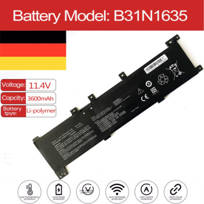 B31N1635 Akku für Asus VivoBook 17 X705UA-BX029T 17 X705UF-GC047T 17 F705