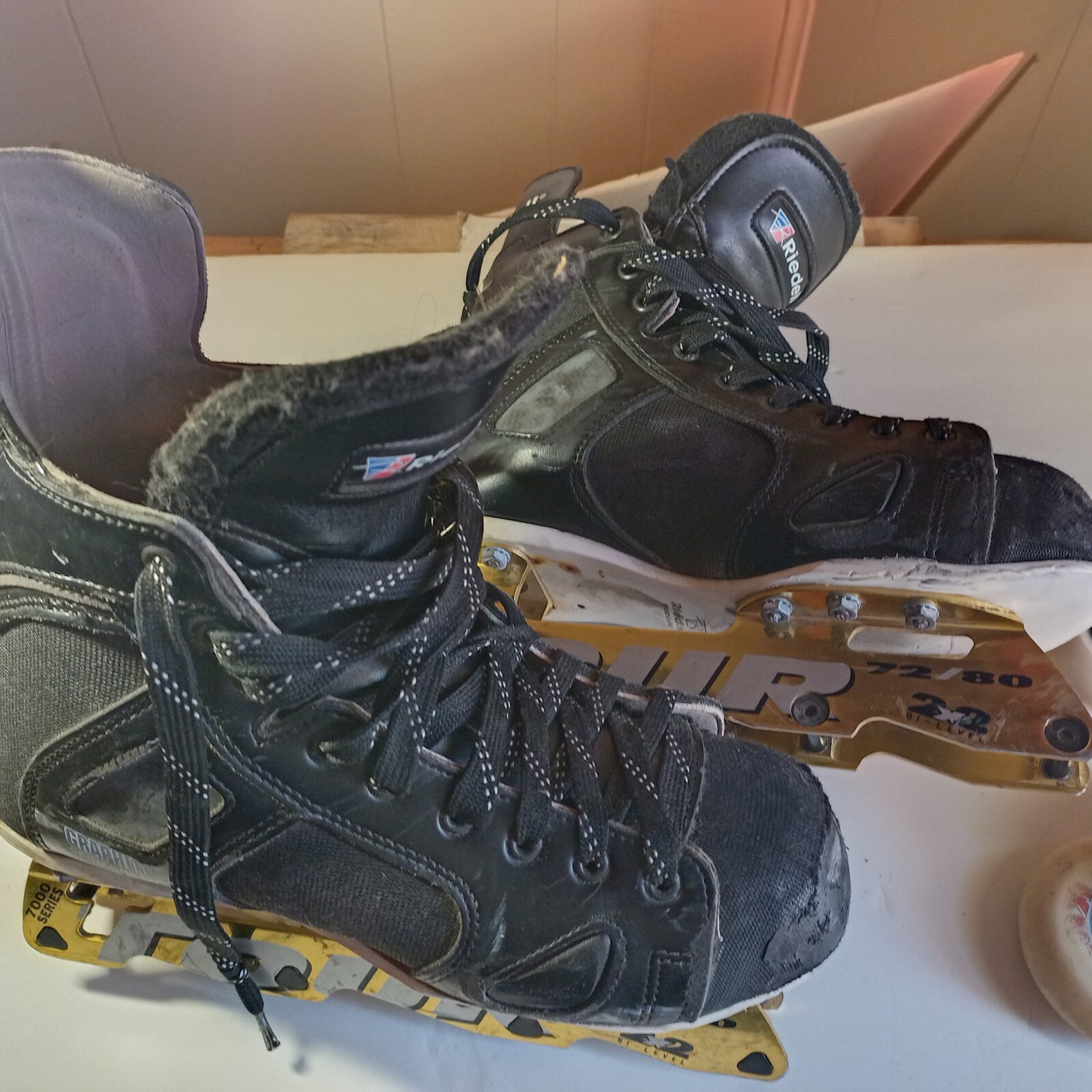 Riedell inline roller Hockey Skates 1150 size 8 not bauer mission eBay