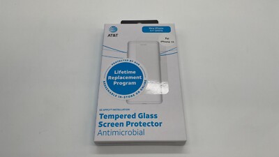 AT&T TEMPERED GLASS SCREEN PROTECTOR FOR APPLE IPHONE 15 1 PACK BRAND NEW