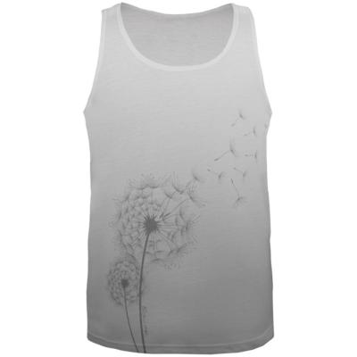 Dandelion Blow Me Funny All Over Mens Tank Top