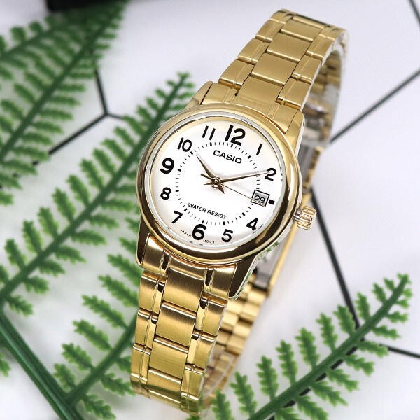 Casio LTP-V002G-7B Gold Classic Womens Metal Watch Original New | eBay