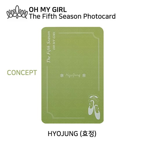 Tarjeta fotográfica oficial de Oh My Girl primer álbum de la quinta temporada KPOP K-POP - Imagen 3 de 42